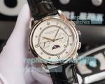 Copy Swiss Patek Philippe Complication SS Watch White Dial